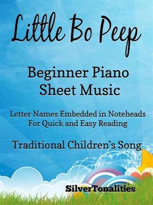 cover image of Little Bo Peep Beginner Piano Sheet Music